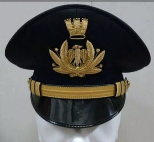 Peaked Cap Italian Navy Superior Officer reproduction