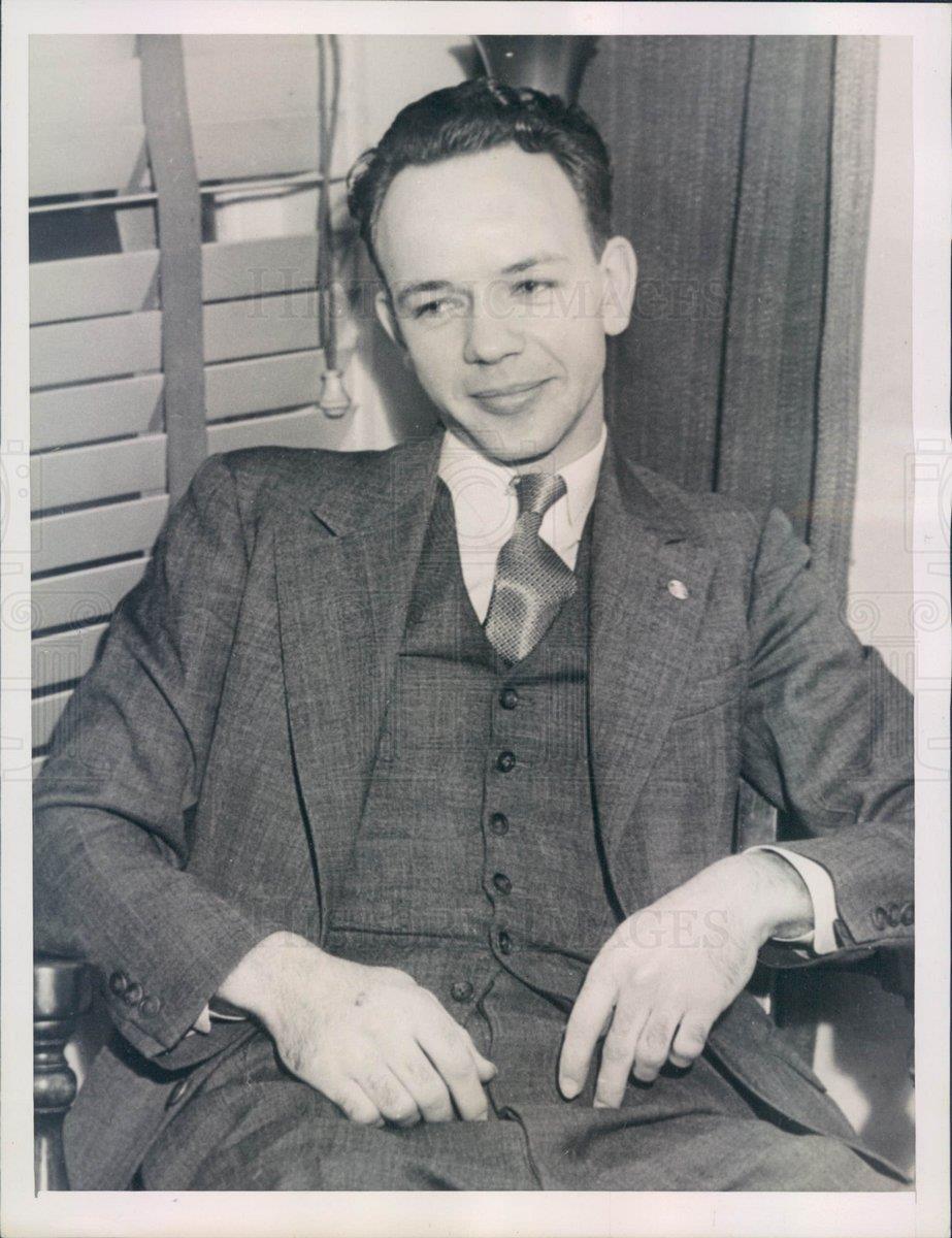 1941 Press Photo Seattle WA John Bader President Local AFL - ner54433