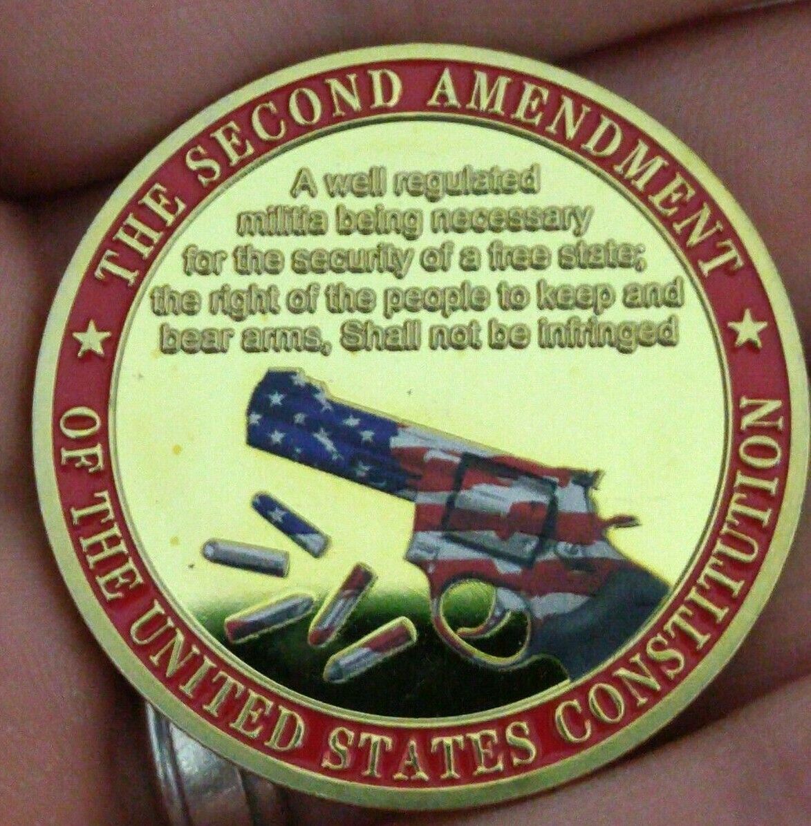  Challenge Coin 2nd Amendment right to keep and bear arms 