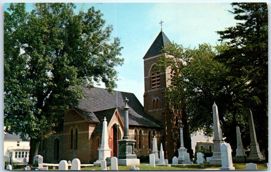Postcard - Christ Church (Episcopal) - Milford, Delaware