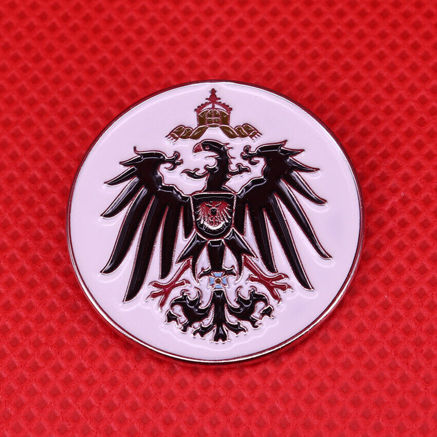 Austrian national emblem pin German empire eagle brooch men shield badge