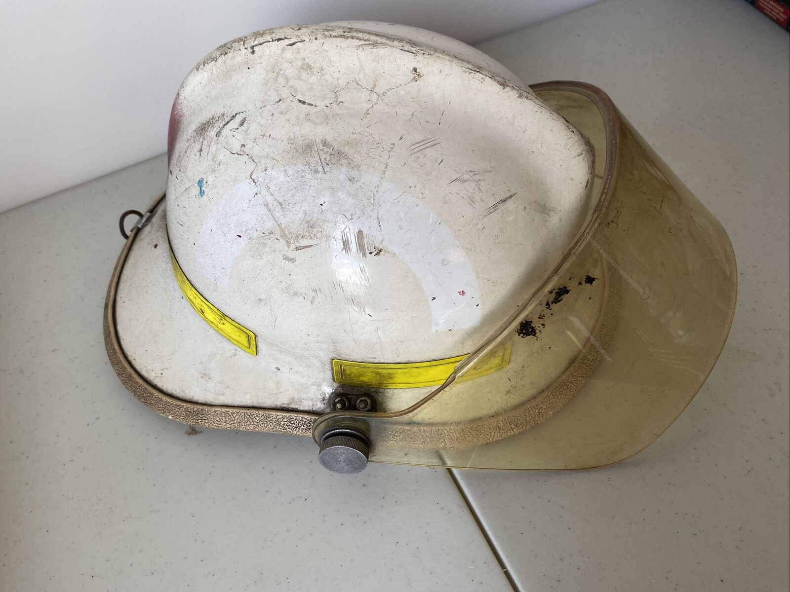 Cairns and Bros Firemen's Helmet with shield white