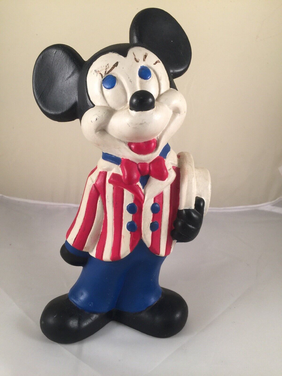 Vintage walt disney productions ceramic hand painted mickey mouse 12\