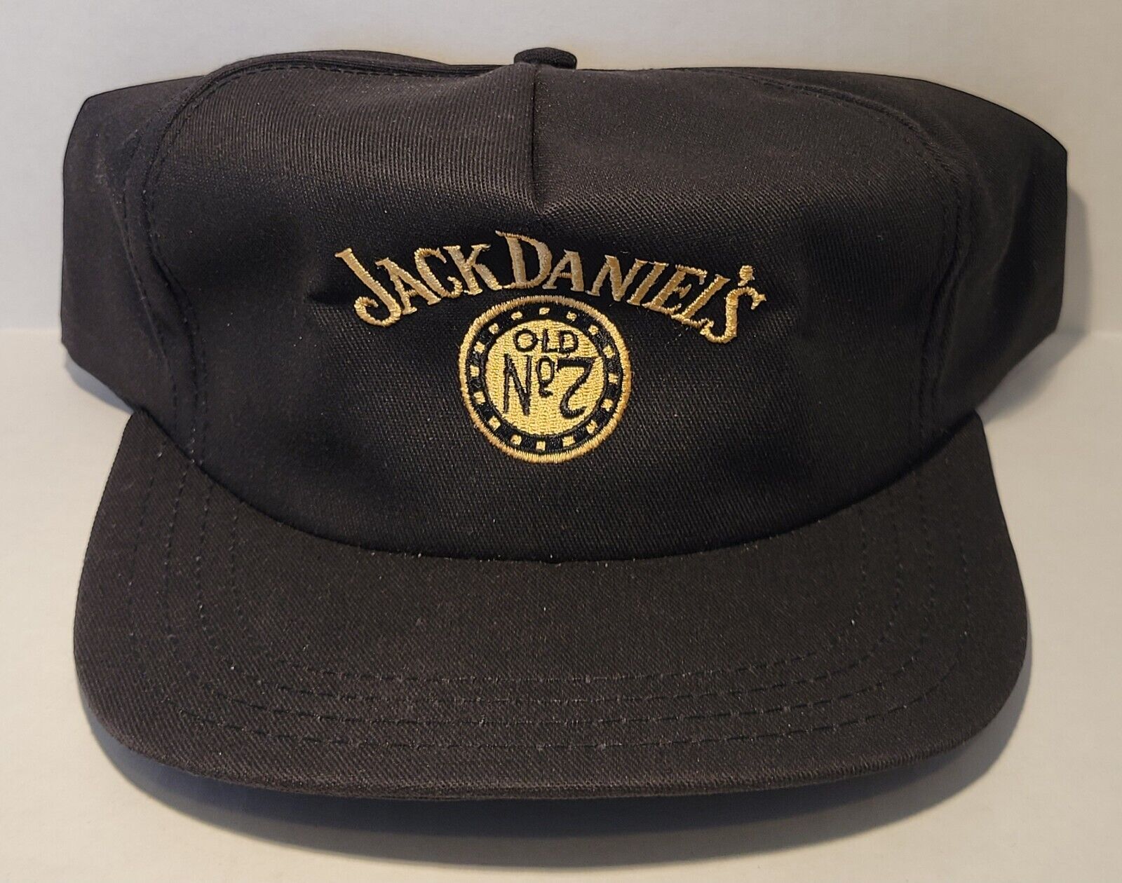 Vintage AJD Jack Daniel\'s Old No. 7 Whiskey Snapback Cap Hat Adult Men OSFA