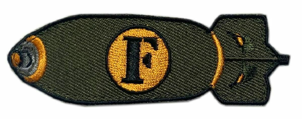 Dropping F Bomb Morale Tactical Patch [3.5 x 1.0 -Hook Fastener-FB10]