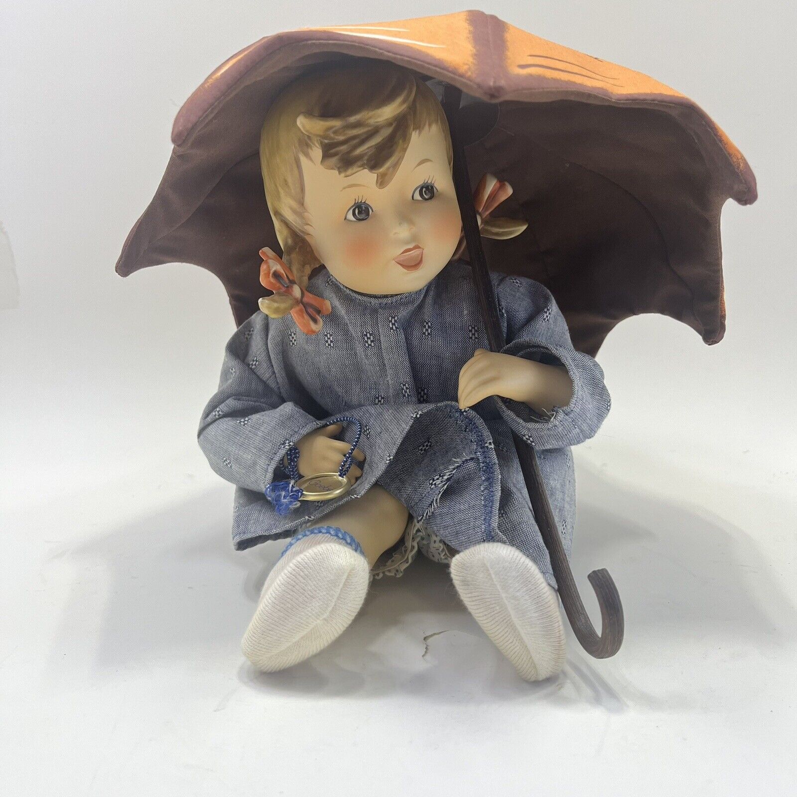 Vintage Antique Hummel Goebel Umbrella Girl