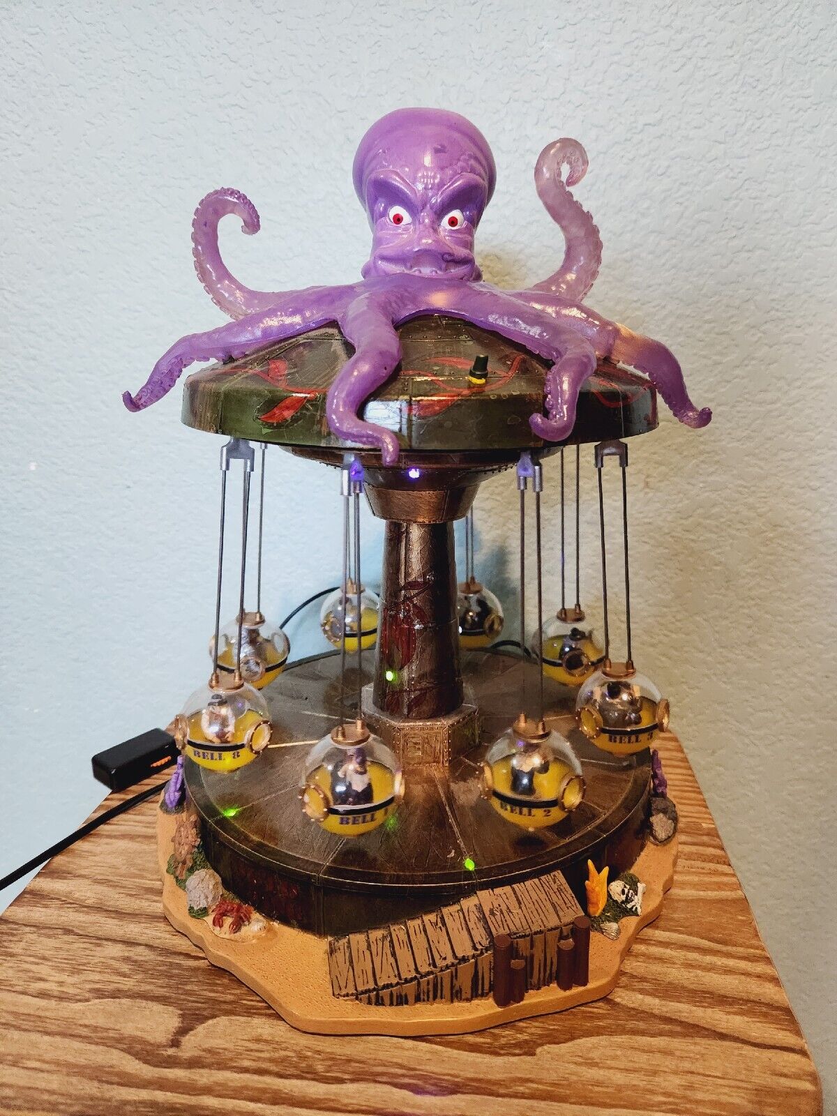 OCTO-SWING Lemax SPOOKY TOWN Halloween Carnival Ride NEW Rare Retired 2011 MIB