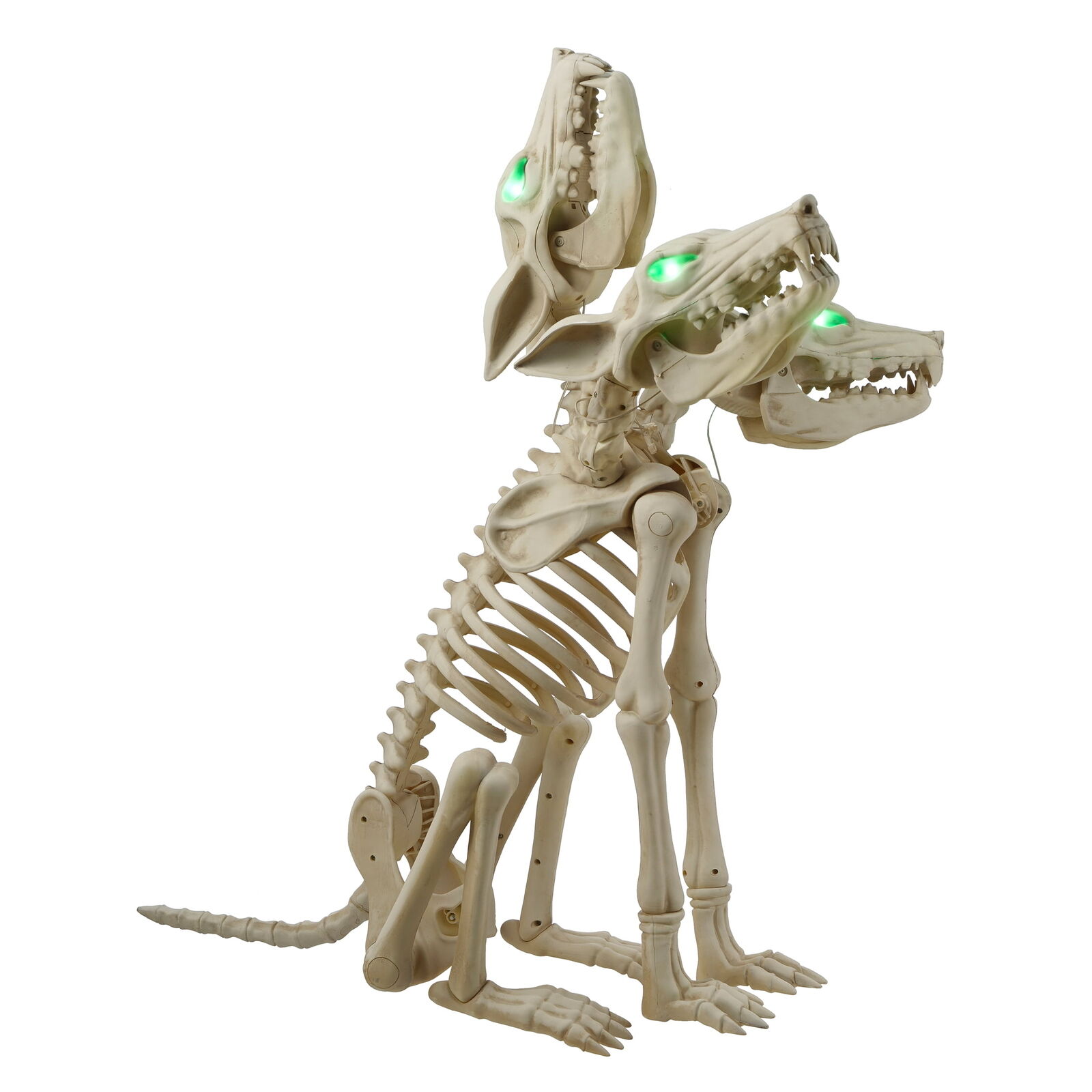 Halloween Animated Three-Headed Wolf Skeleton, 30\