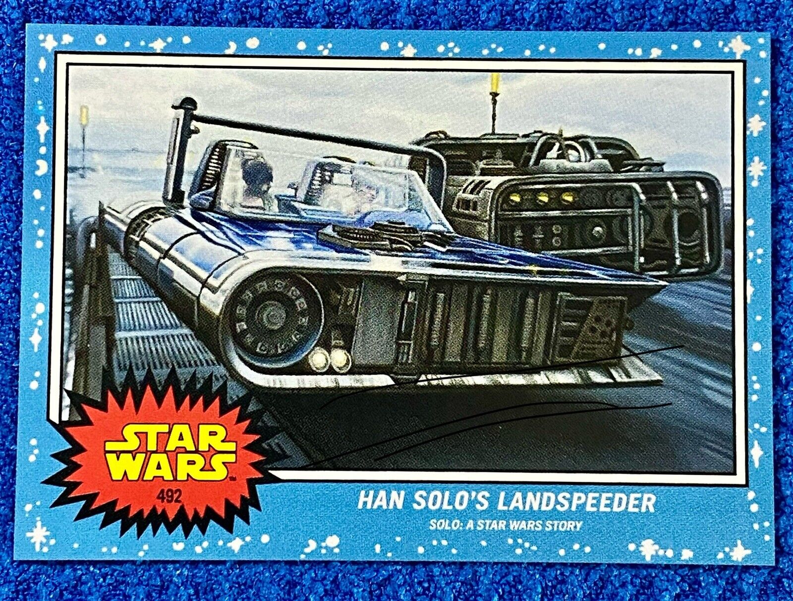 2024 Star Wars Living Card #492 “HAN SOLO’S LANDSPEEDER” MT