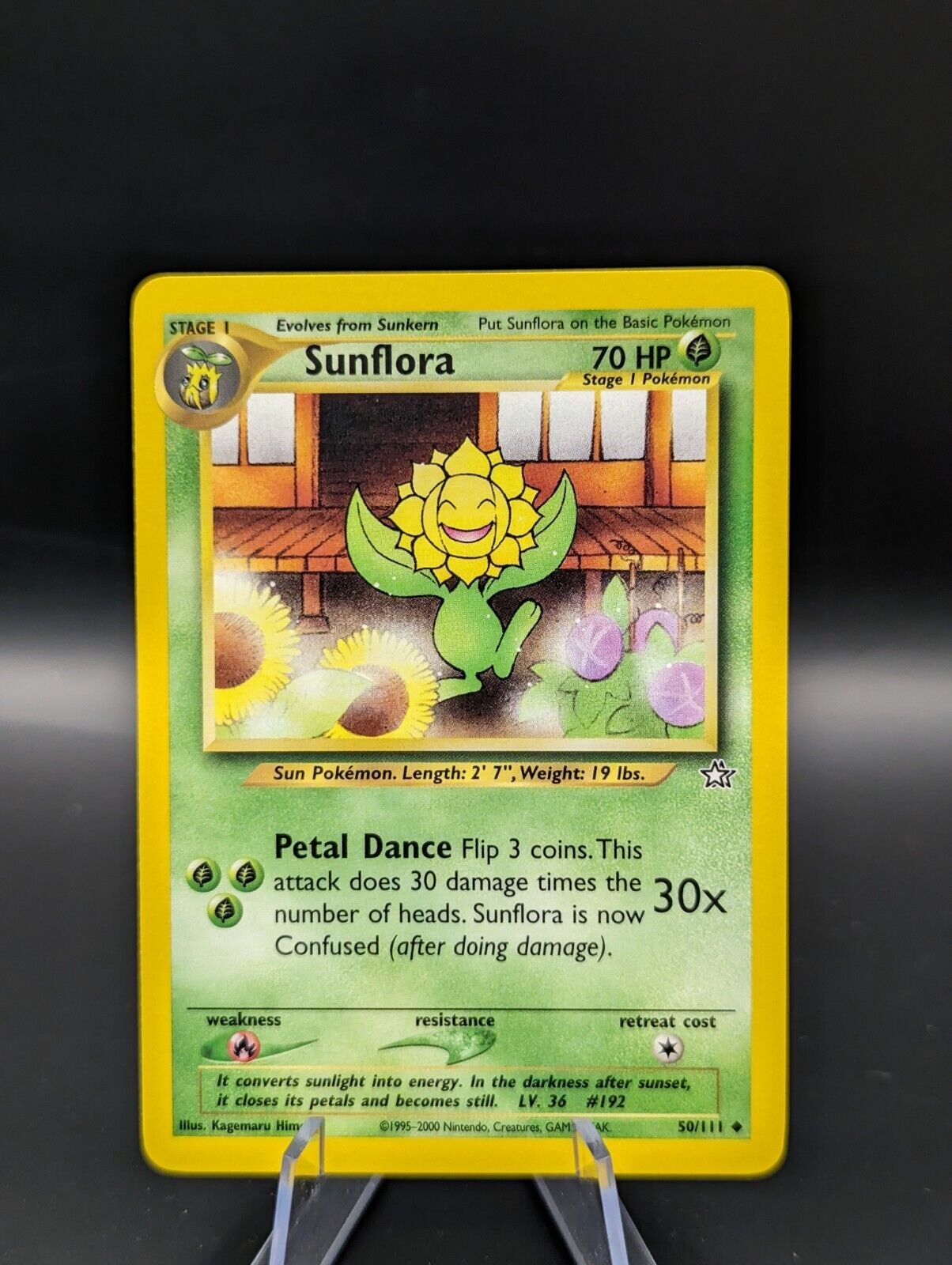 Pokemon Card TCG: Sunflora 50/111 - Neo Genesis #83A