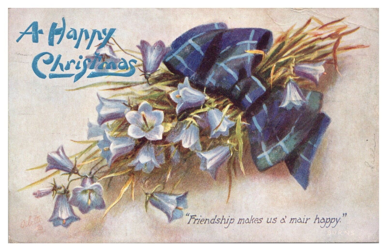 1910 A Happy Christmas Postcard \