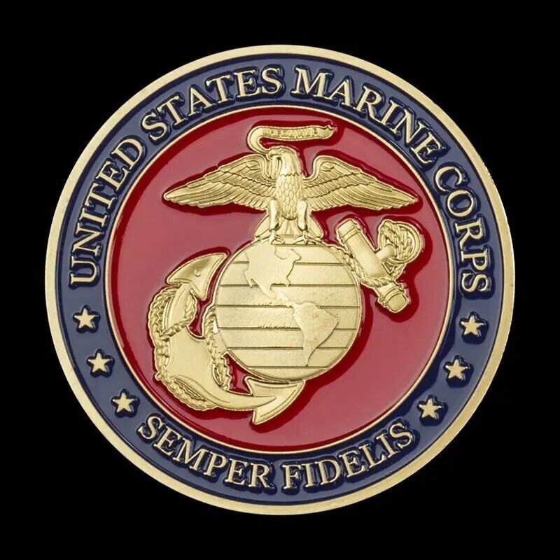 Semper Fidelis Marine Corps Challenge Coin - Excellent Gift-Shipped Free fm US
