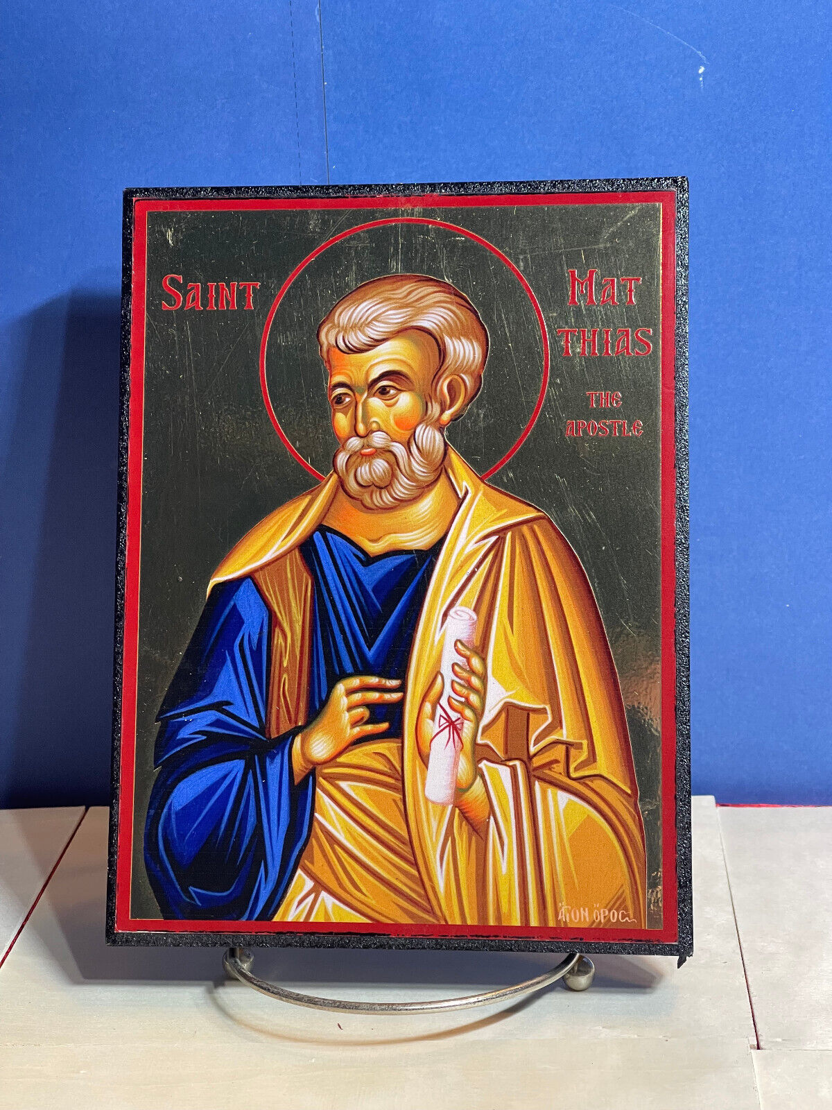 Saint Matthias the Apostle-Greek, Russian Orthodox high quality  byzantine style