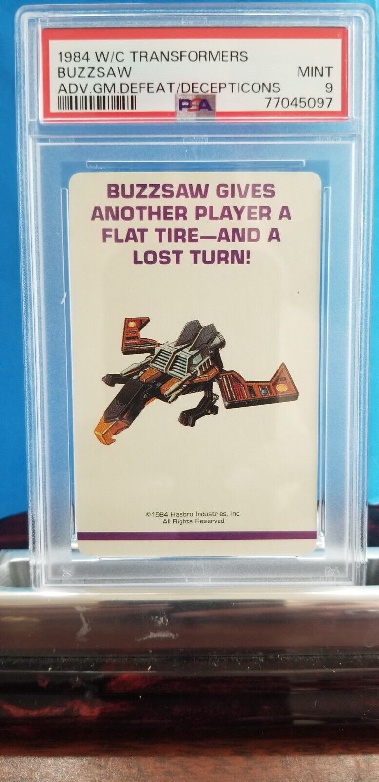 💥1984 1986 TRANSFORMERS PIC ONE of 67 PSA Cards NM to GEM Jordan of Cybertron💥