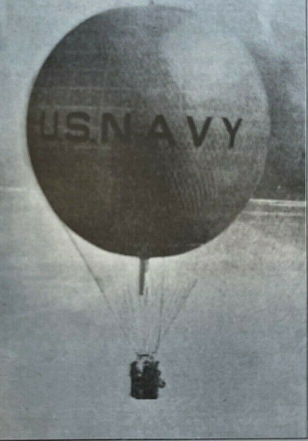 1921 U S Navy Balloon Accident Louis Kloor Steven Farrel Walter Hinton