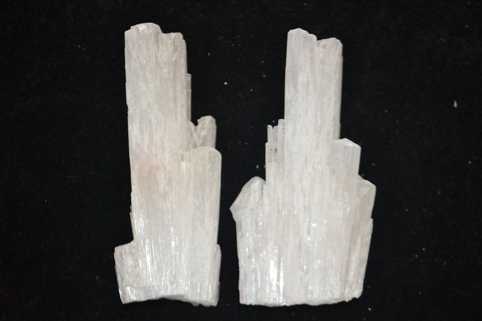 thick scolecite sticks lot 2 NOS  mineral specimen #16