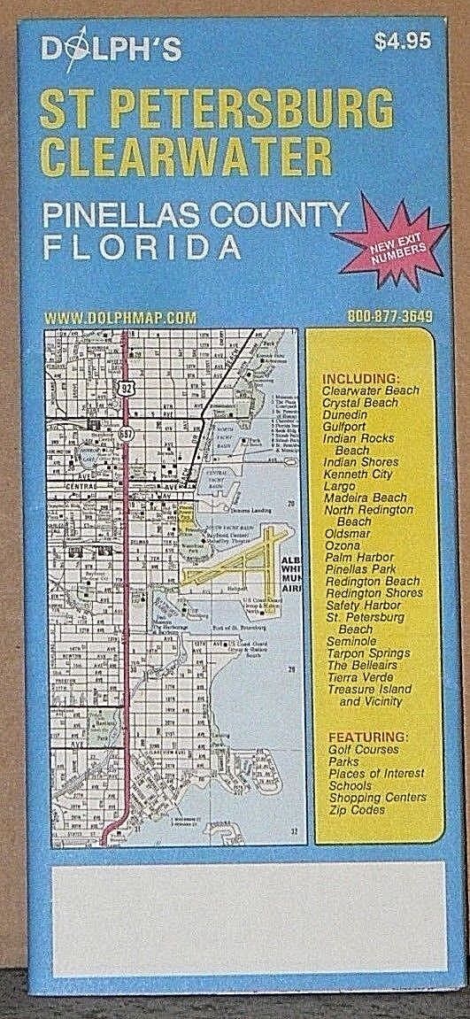 2003 Dolph\'s Street Map of St Petersburg & Clearwater Florida