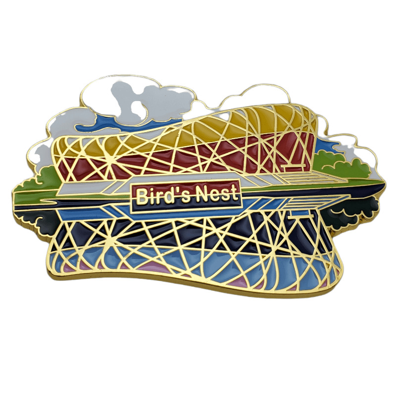 Bird\'s Nest Beijing China Refrigerator Fridge Magnet Travel Tourist Souvenir 3D