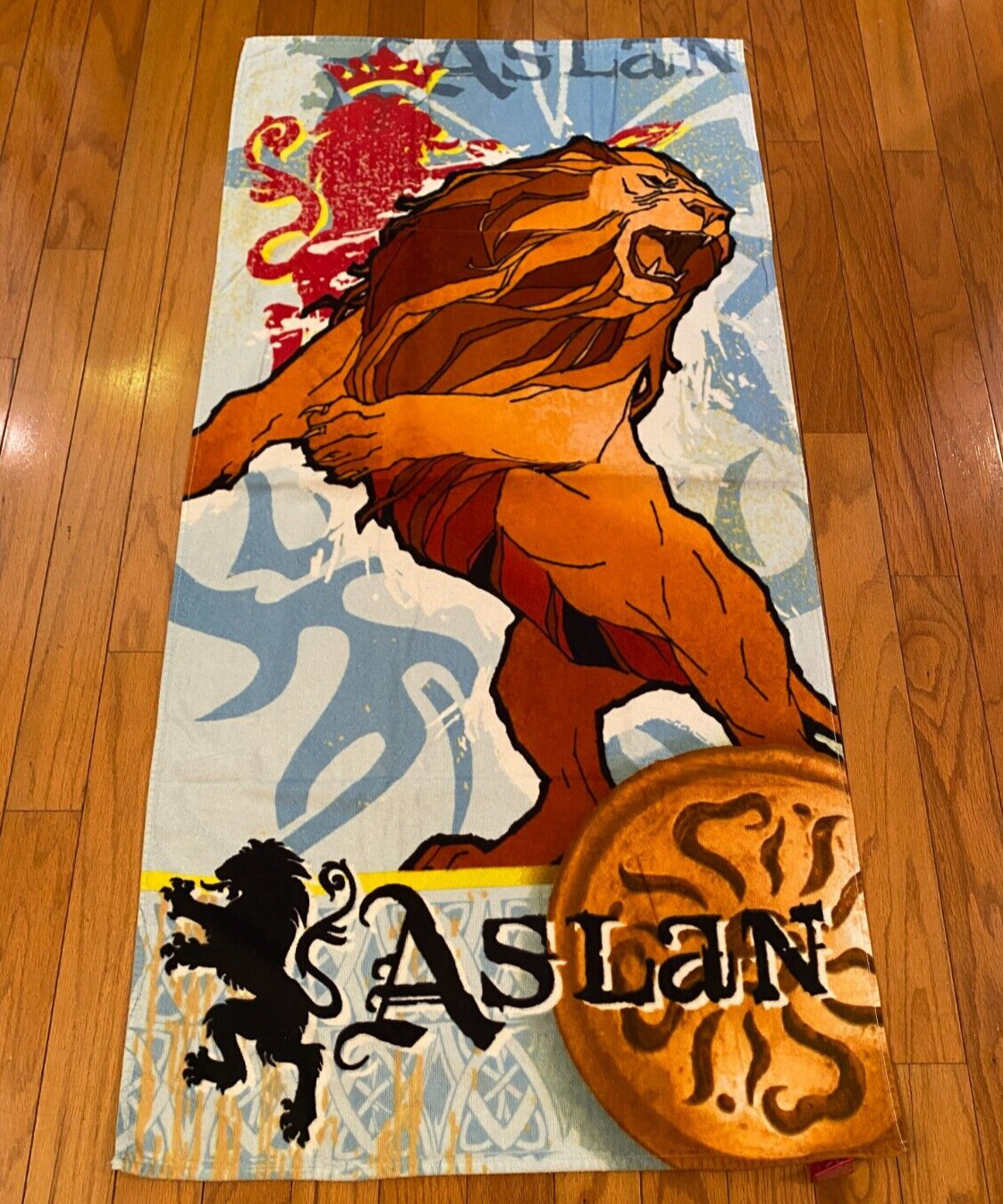 ASLAN Jay Franco NARNIA BEACH TOWEL Lion Witch Wardrobe 55 x 25 DISNEY