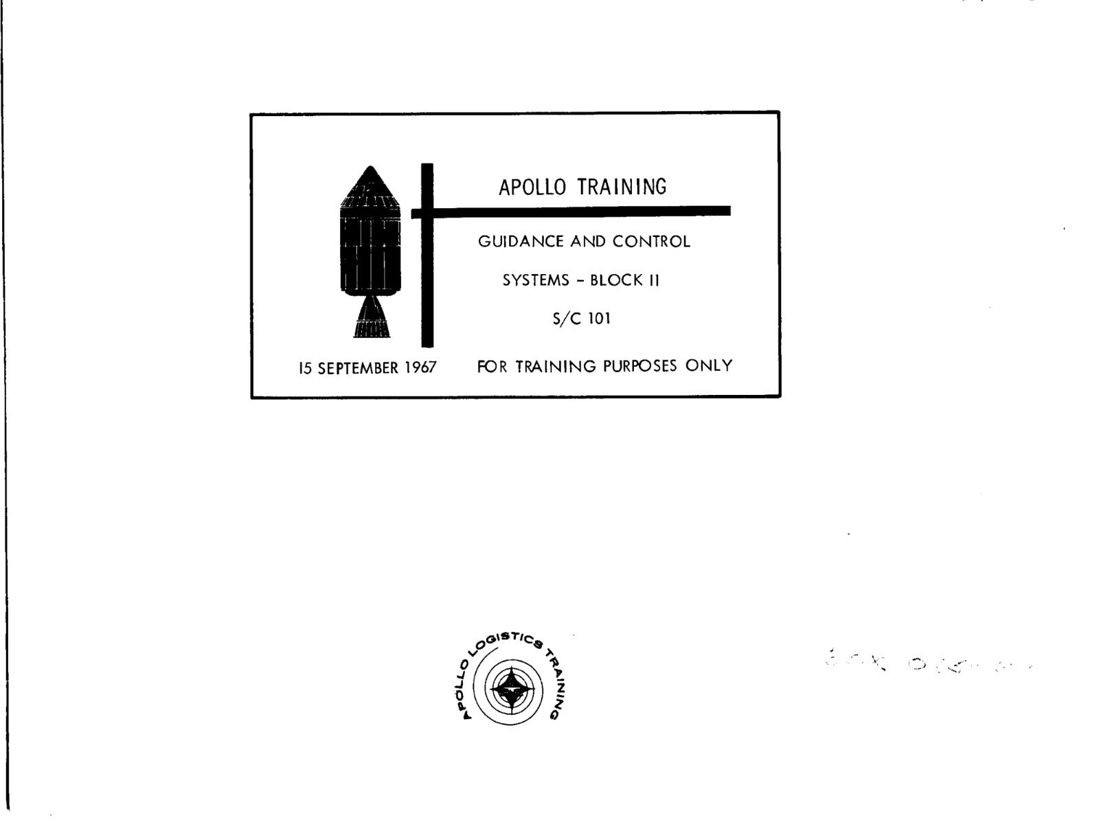 148 Page 1967 NASA APOLLO GUIDANCE CONTROL S/C 101 Systems Training Manual on CD