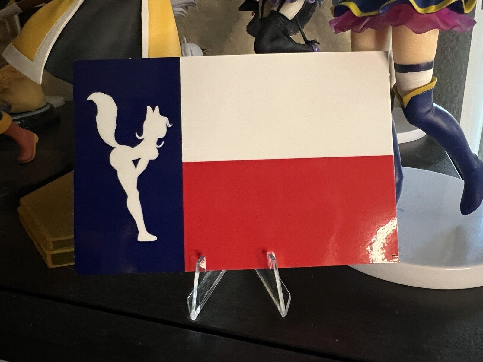 anime slap stickers Kitsune Texas 3”x5” Fox Girl