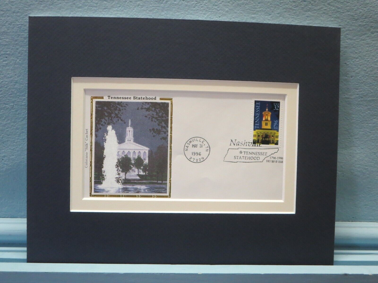 Tennessee & First Day Cover of 200th Anniversary of Tennessee Statehood stamp
