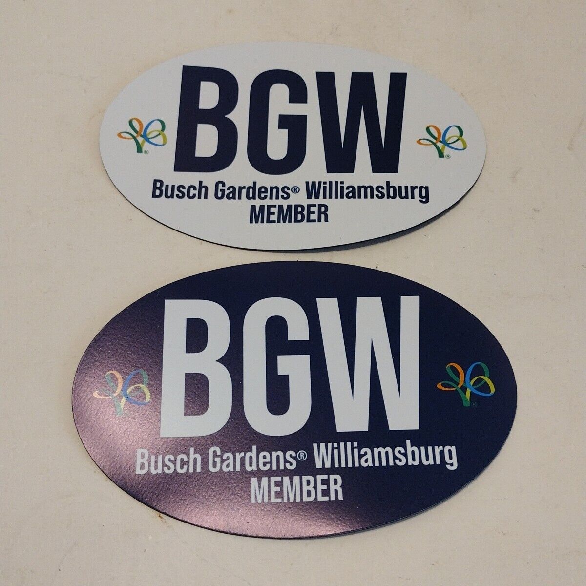Busch Gardens Williamsburg 2024 Member Car or Refrigerator Magnet Set Of 2