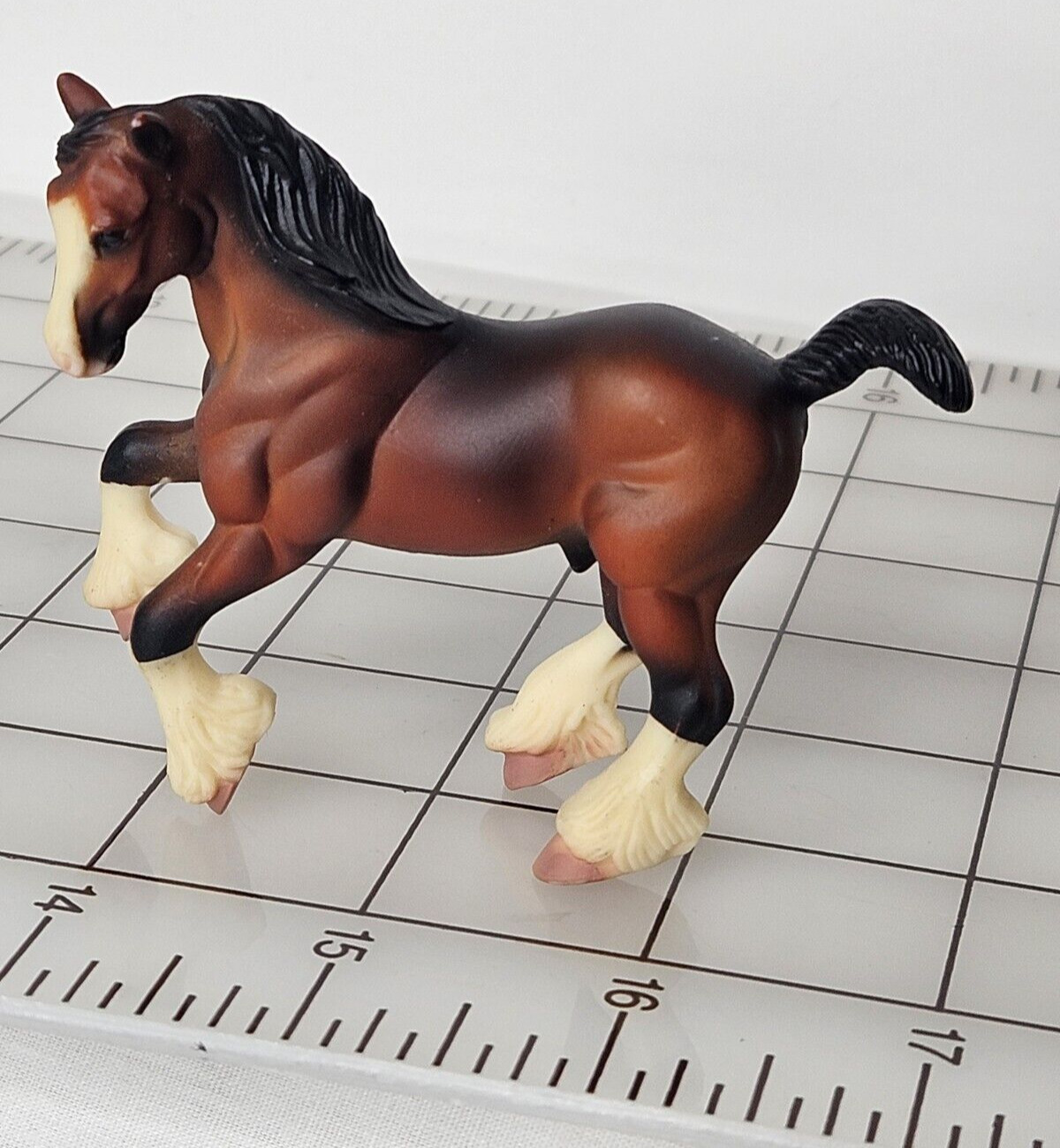 Breyer Stablemates World of Horses Reeves Clydesdale Horse 3\