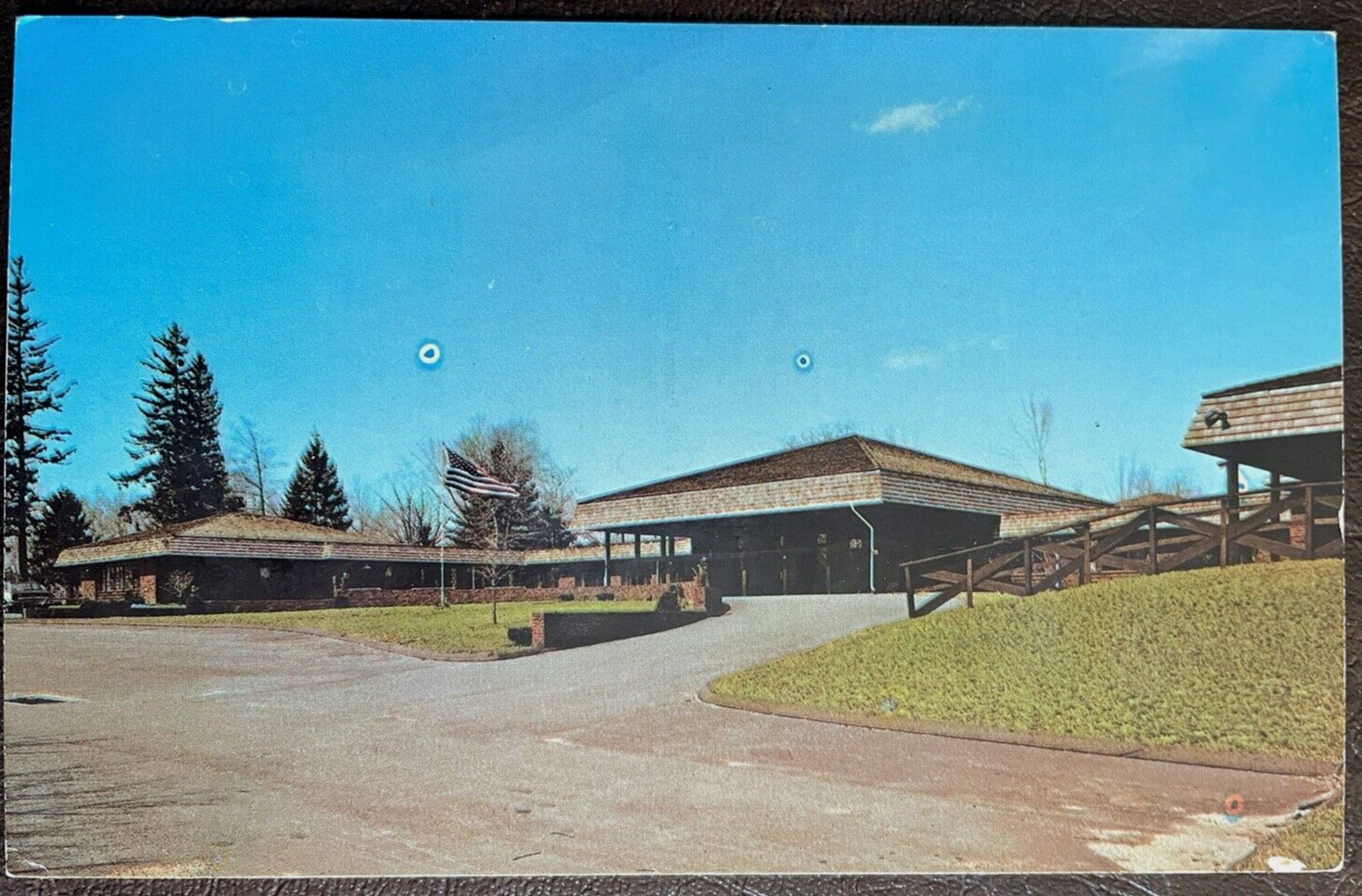 Postcard Enfield Connecticut Parkway Pavilion Convalescent Hospital Vintage