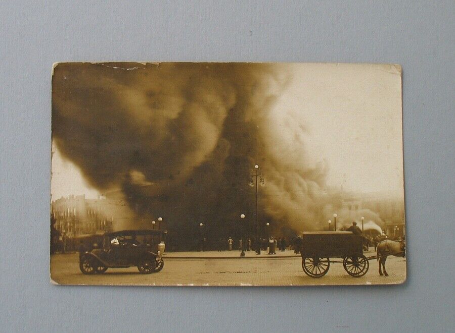 Springfield, MO Fire June 9, 1913 RPPC Vintage Postcard