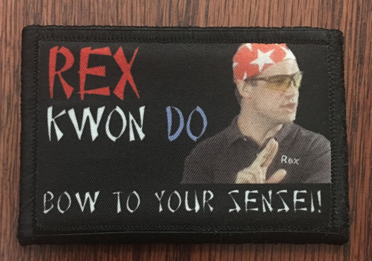 Napoleon Dynamite Rex Kwon Do Morale Patch Tactical Military Army USA Flag Badge