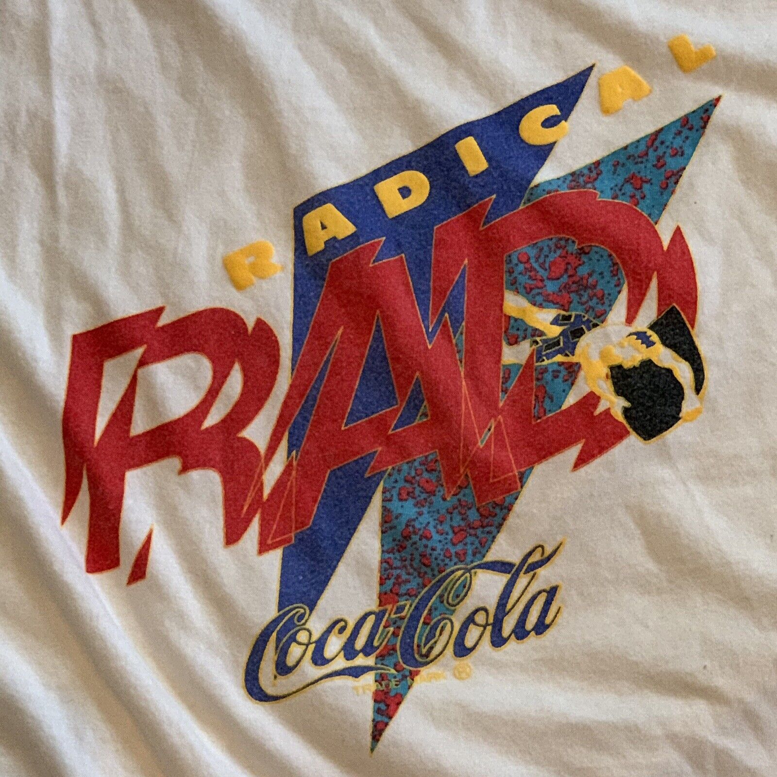 Vintage Coca Cola Radical Rad Large 90s Advertising T Shirt