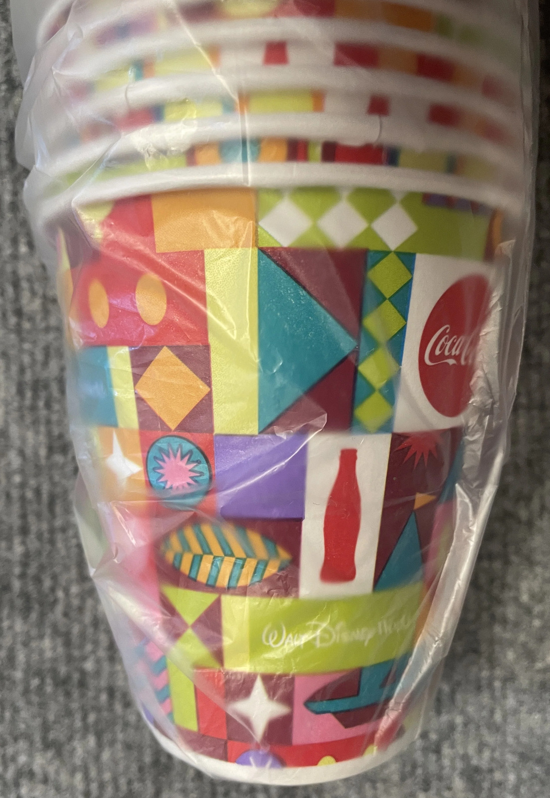 Mary Blair Walt Disney World Cups Its a Small World After All Coca-Cola Logo