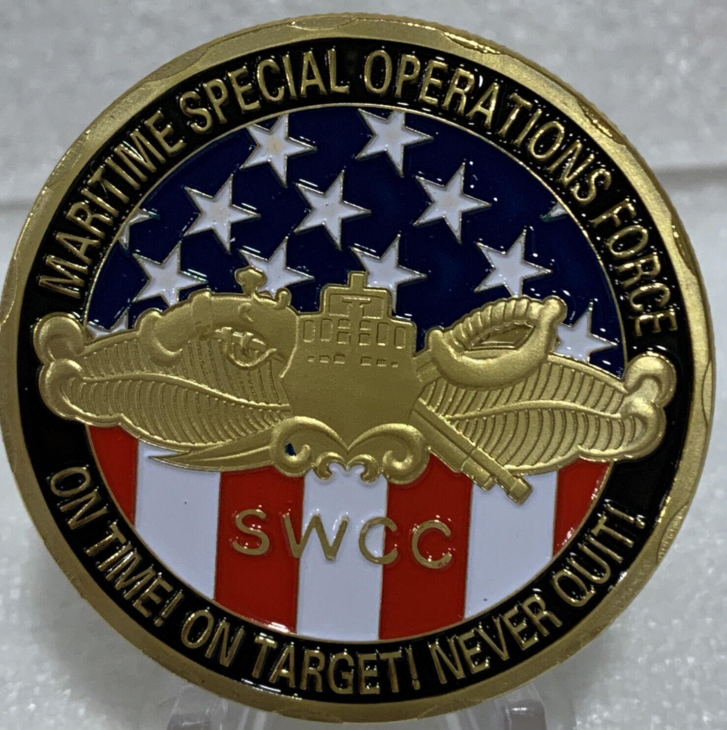 * US Naval Special Operations Force Military Navy Seals Challenge Coin