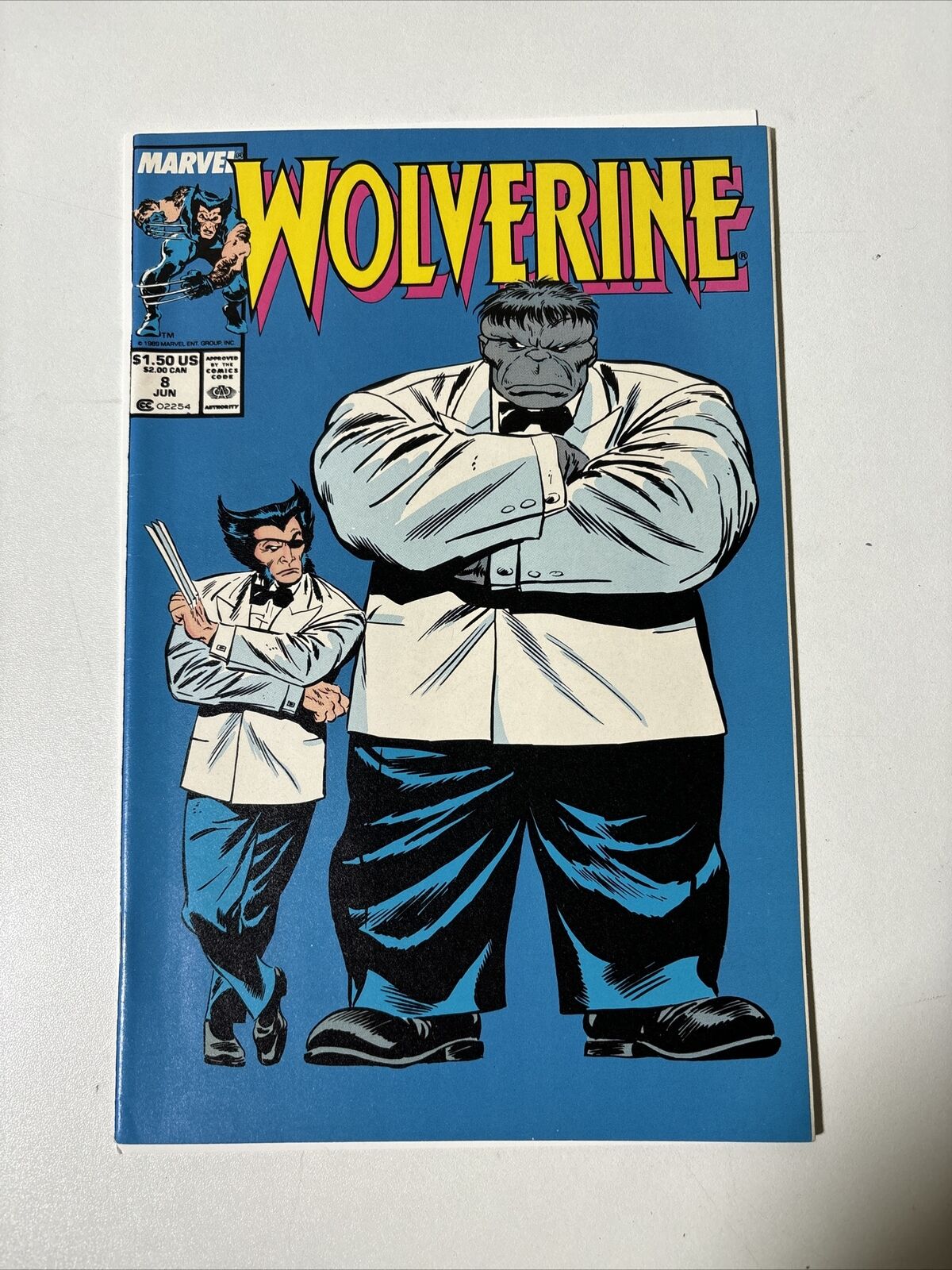 Wolverine #8 (1989) Mr. Fixit Appearance Hulk Classic Cover