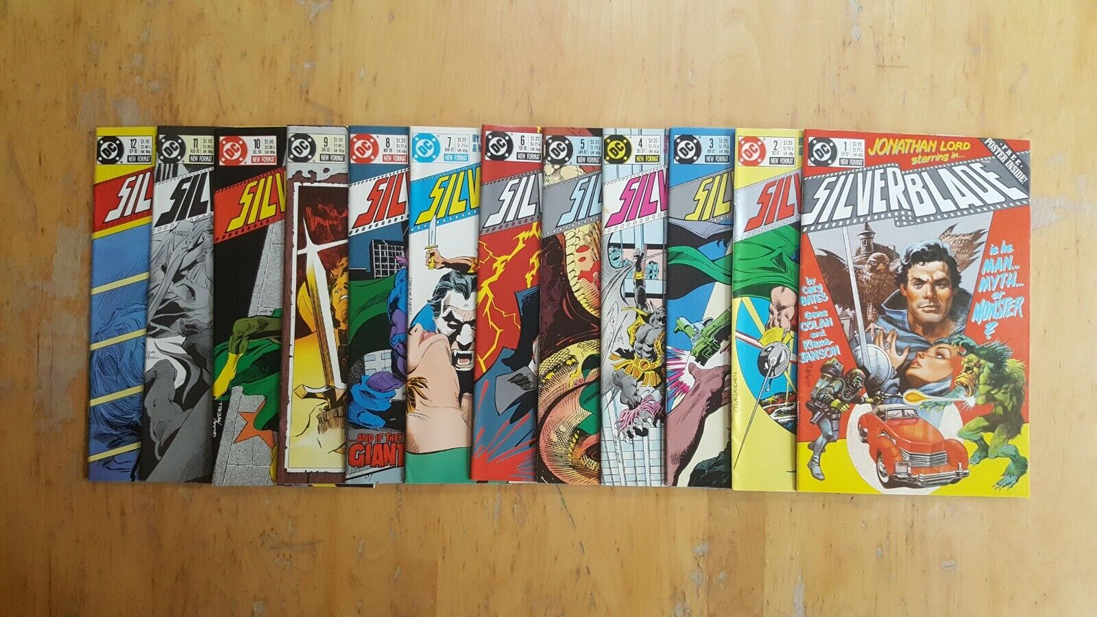 Silverblade #1-12. Full Run (1987-88, DC Comics) 9.0 Very Fine/Near Mint
