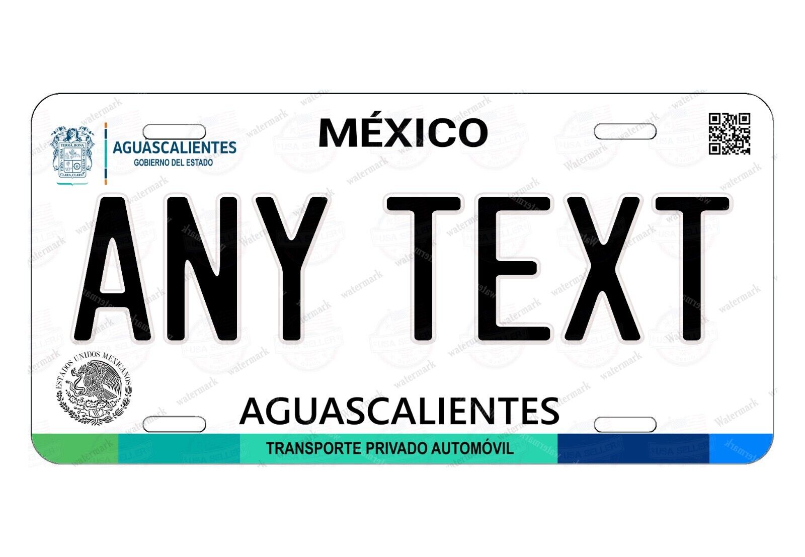 Any Mexico States Custom License Plate Personalized Novelty Auto Car ATV Bike
