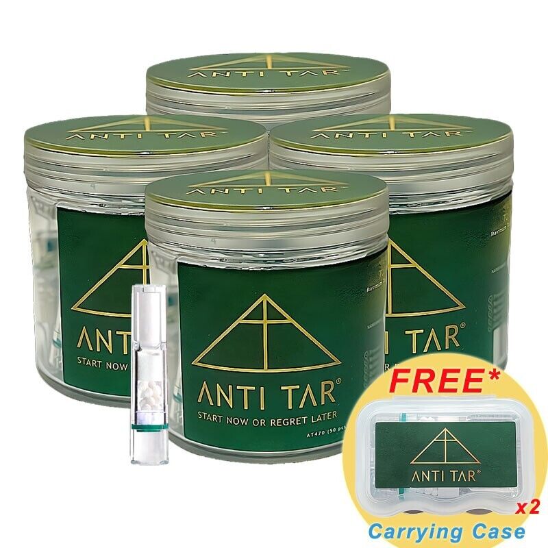 [BUNDLE-4] ANTI TAR® TripleGuard Cigarette Filters Tar Block Roach Tips Holder