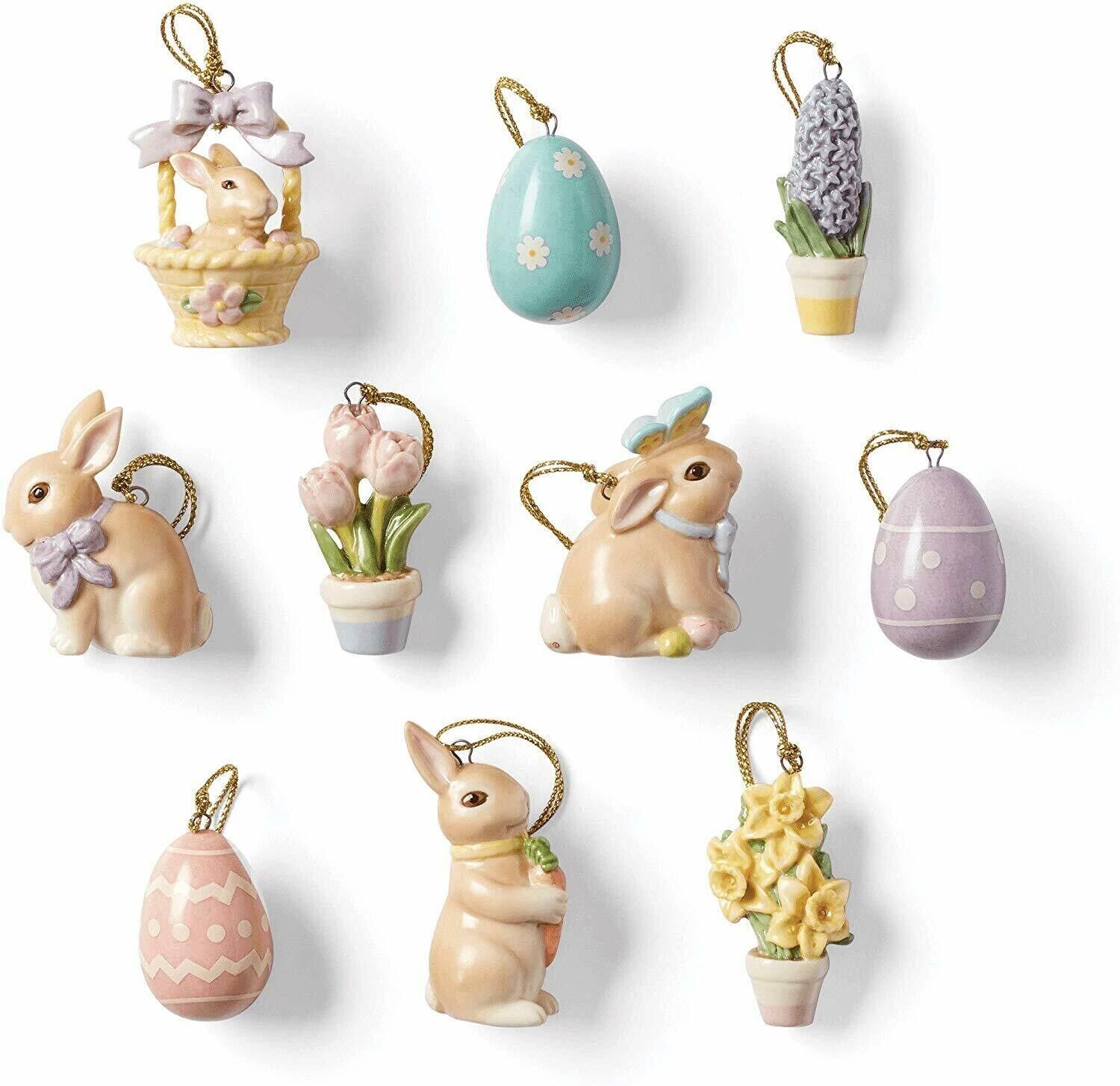 Lenox Celebrate Easter Miniature Ornaments Complete