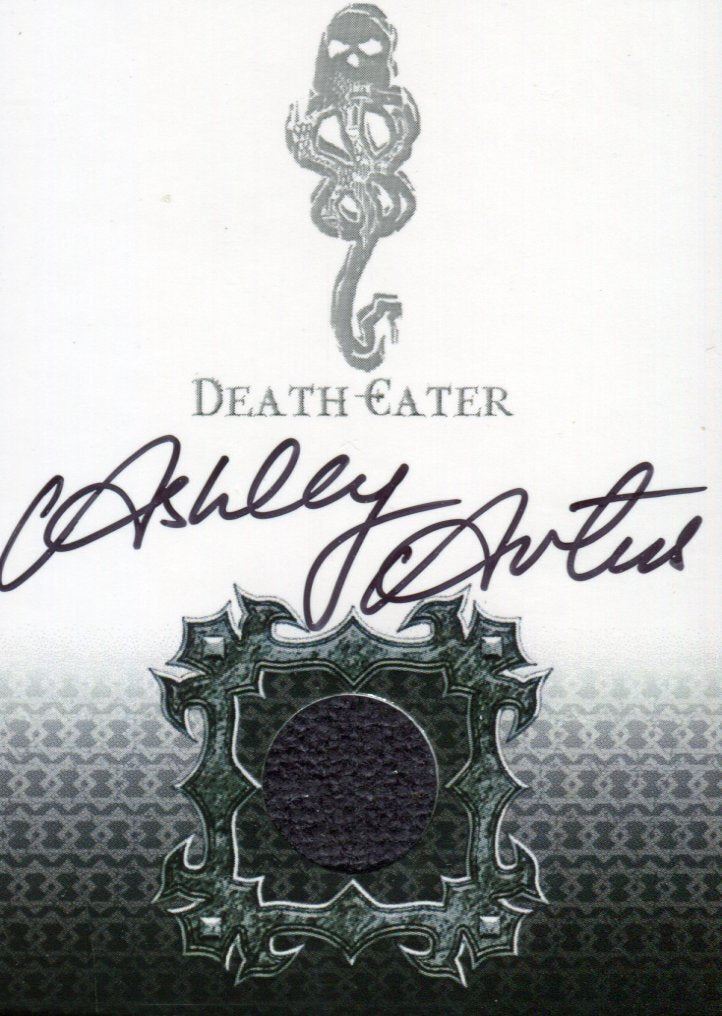 Harry Potter Goblet Fire Update Death Eater Artus Autograph Costume Card HP DE1