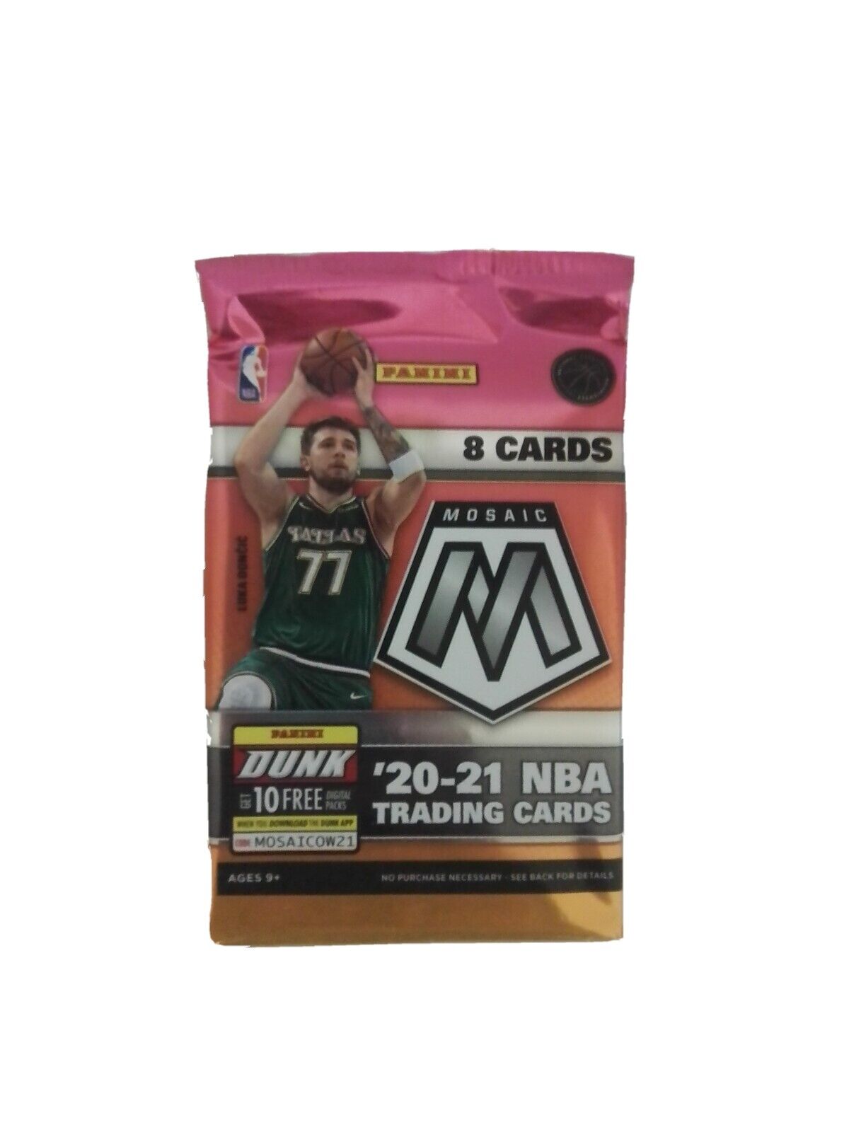 2020-21 Mega PACK Panini MOSAIC NBA Basketball (8 Card) UNOPENED Edwards RC CAR