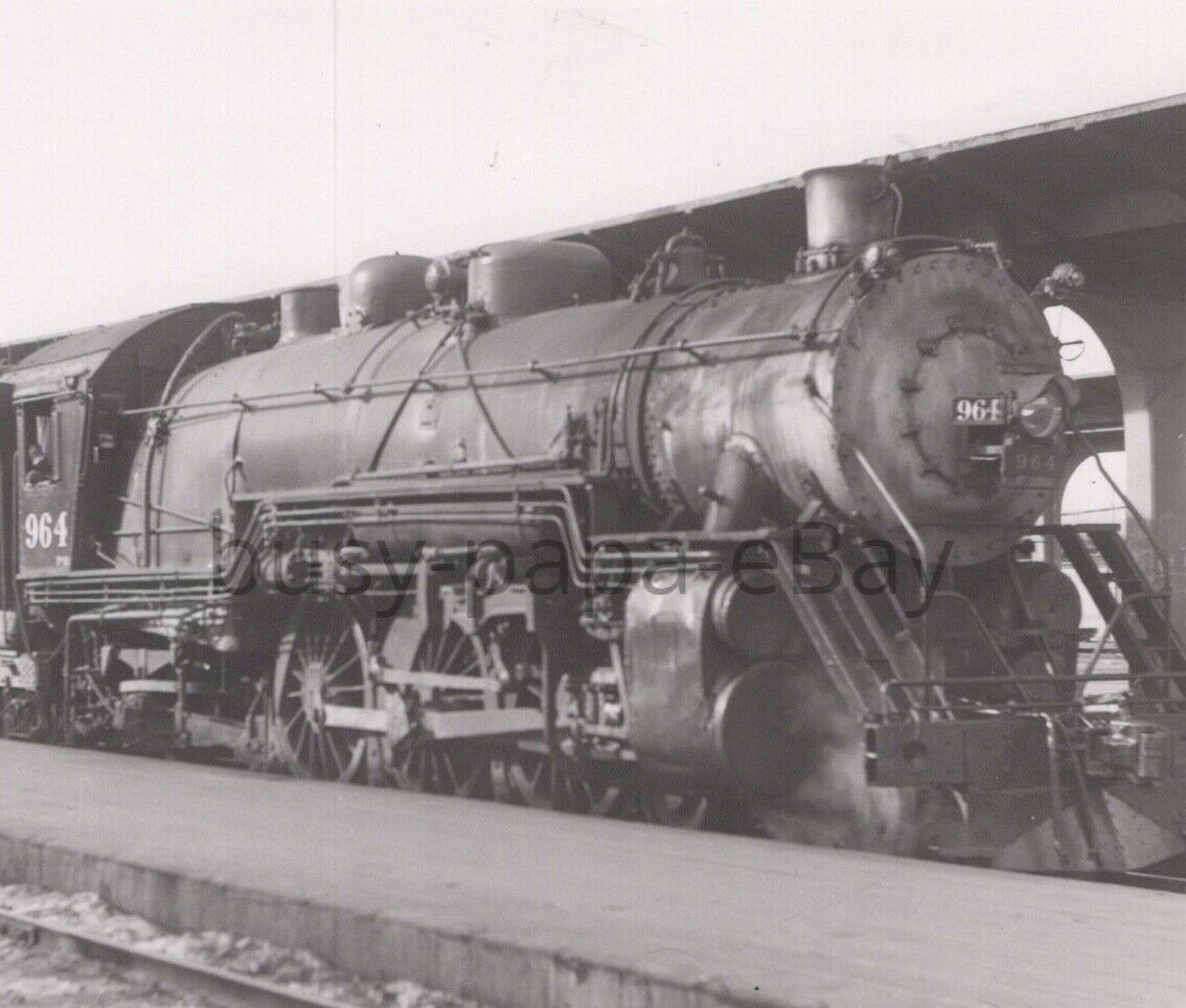 1949 RPPC Rock Island Lines Locomotive 4-6-2 No 964 Denver Colorado Postcard