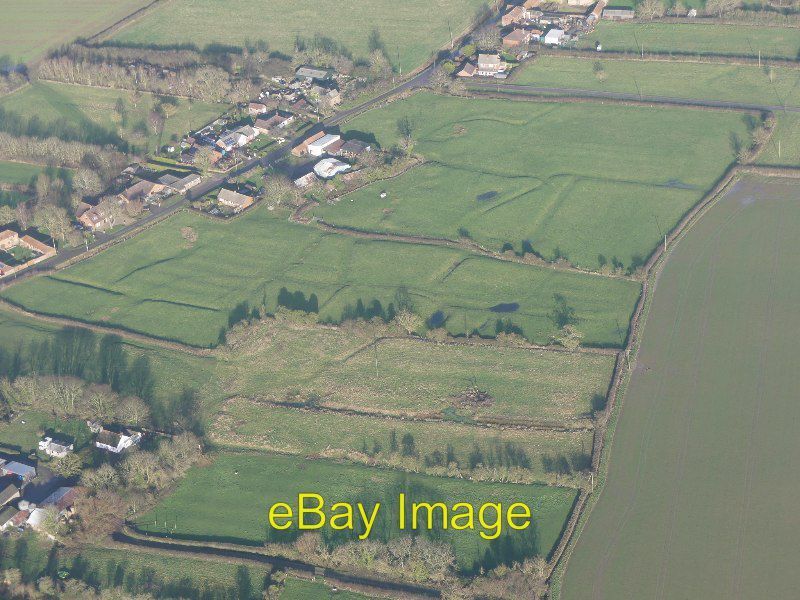 Photo 6x4 Gayton le Marsh Shrunken Medieval Village: aerial 2022 (3) See  c2022