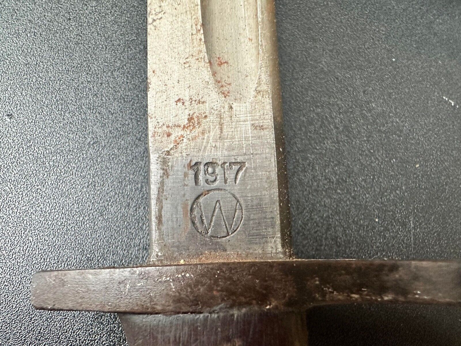 Scarce U.S WW1 Winchester Bayo in Original Scabbard - Untouched - 1917