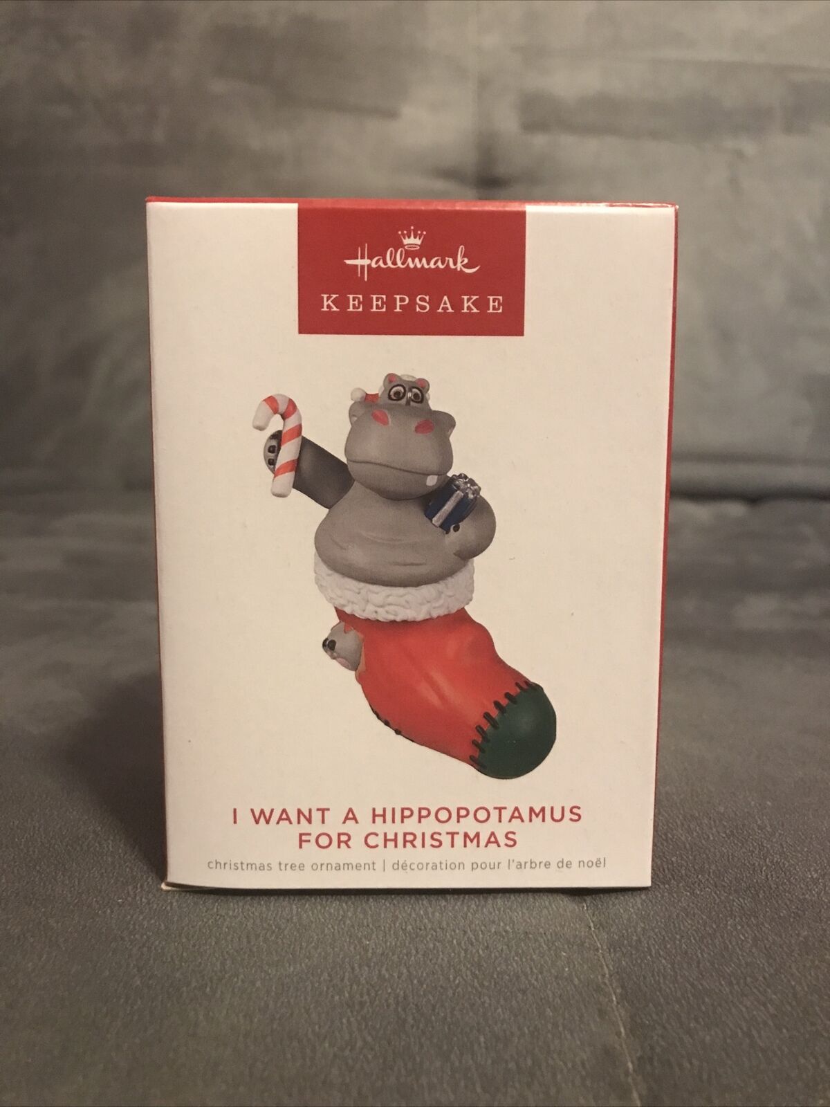 Hallmark 2022 I Want A Hippopotamus For Christmas Ornament