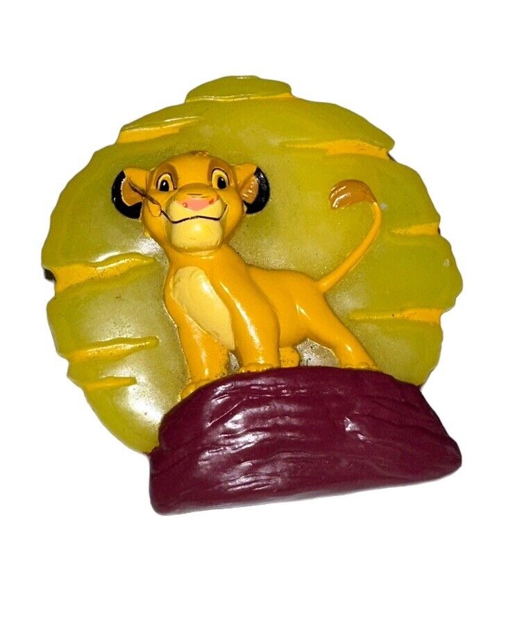 Vintage 1990s Disney The Lion King Night Light Movie Memorabilia Simba Plug In