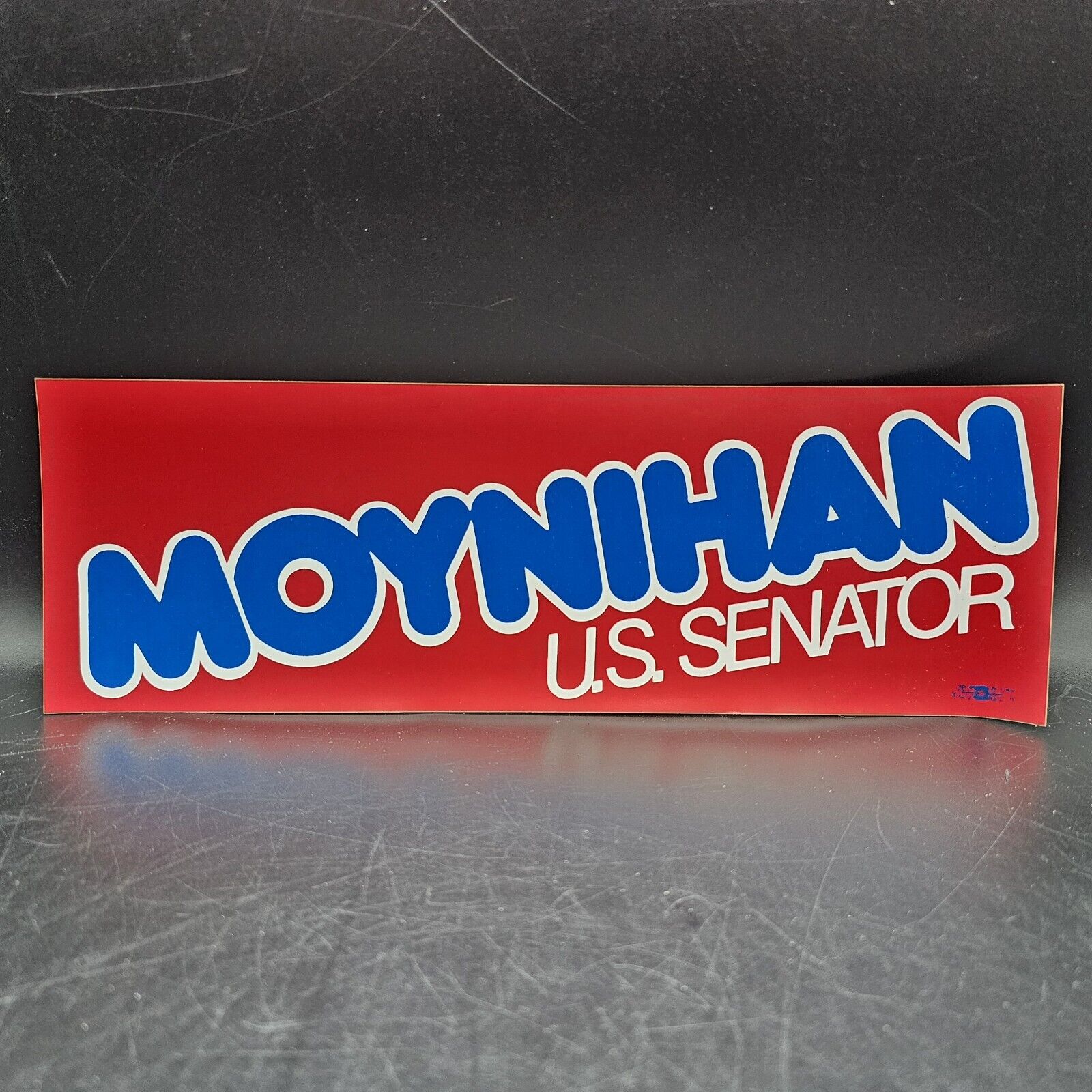 Moynihan US Senator Vtg Bumper Sticker