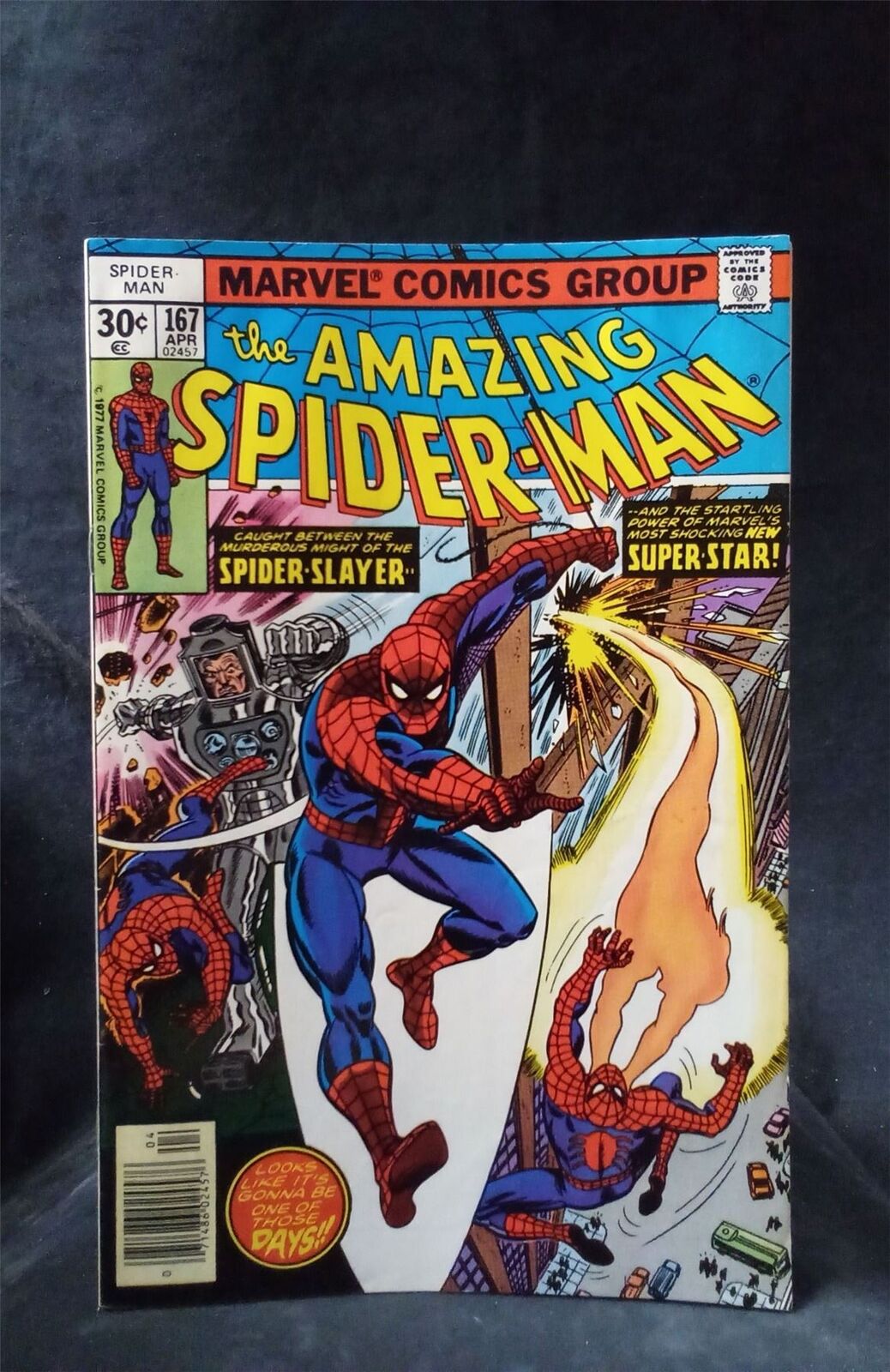 The Amazing Spider-Man #167 1977 Marvel Comics Comic Book 