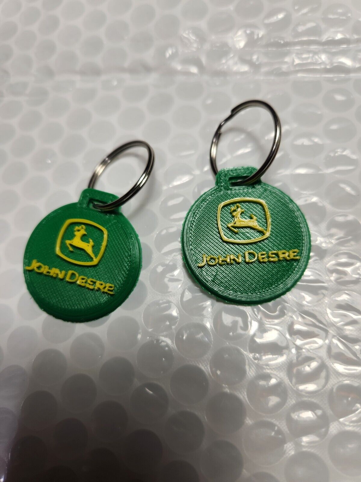 John Deere Custom 3d Printed  Key Chain\'s 