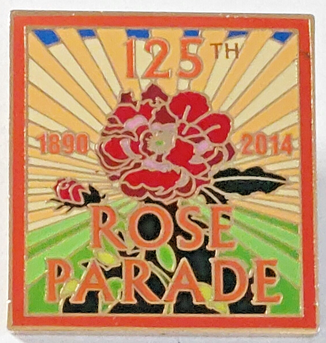 Rose Parade 1890-2014 125th Anniversary Lapel Pin (091223)
